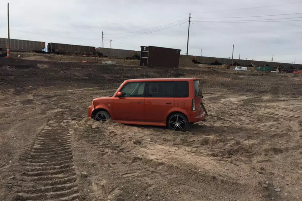 Stolen Car Ends Up in Hole