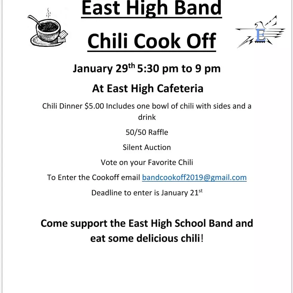 East High Band Chili Cook off and Dinner