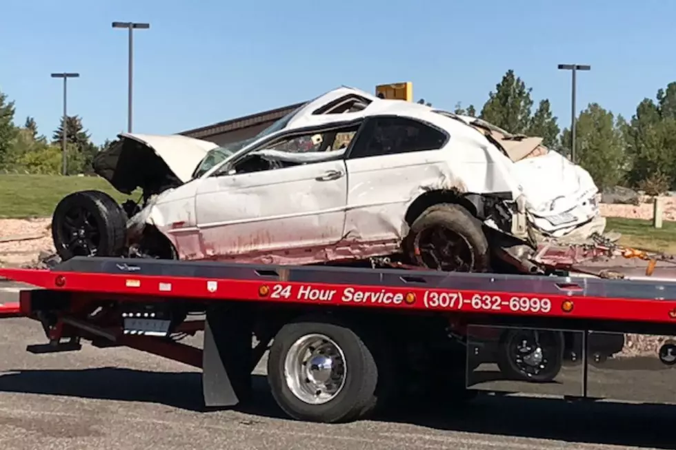 Man Taken to Cheyenne Hospital After Crashing Into Shari’s Sign