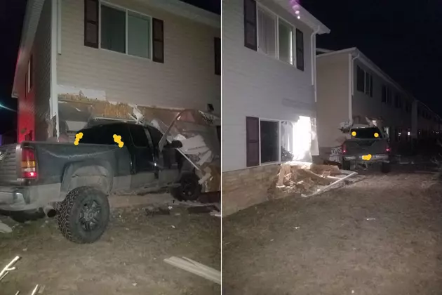 Pickup Slams Into Apartments in Cheyenne, Alcohol Suspected