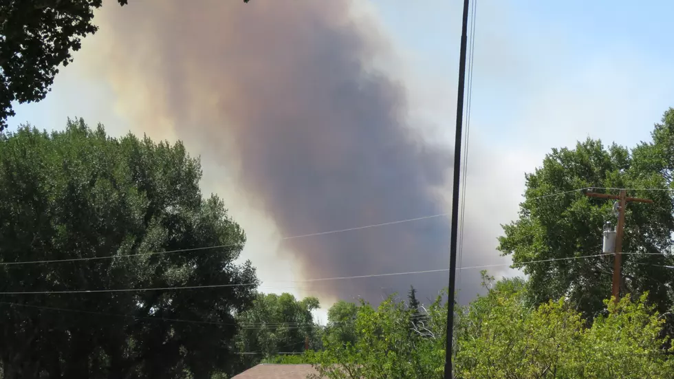 Large Grass Fire Burning in Carbon Country Saturday