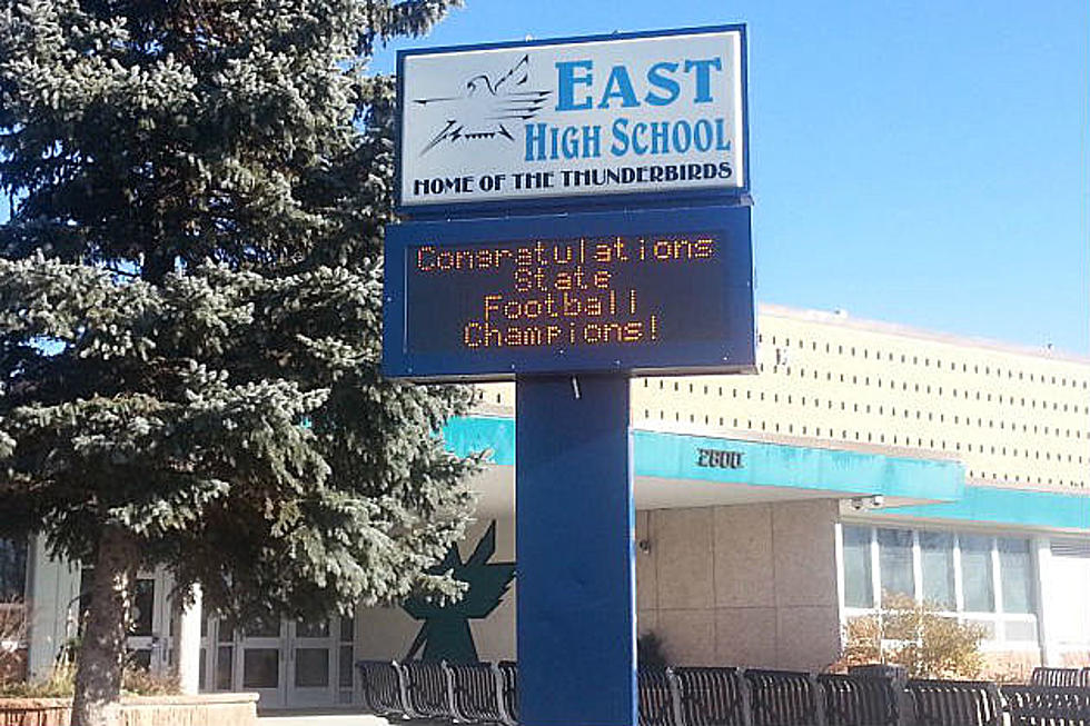 Group of Cheyenne East Students Walkout To Protest School Violence