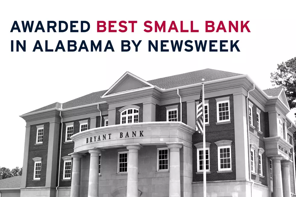 Magazine Names Bryant Bank Best Small Bank in Alabama
