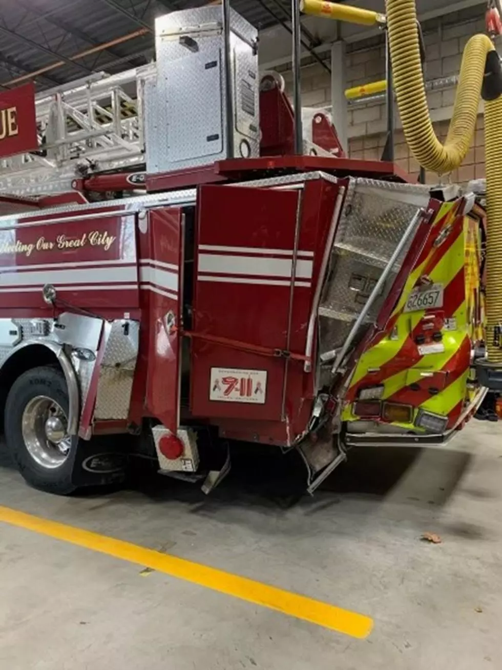 Fire Engine Damaged in Crash That Injured Good Samaritan in Dover