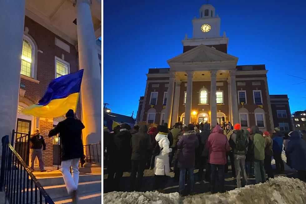 Dover, NH Shows Support for Ukraine With Vigil