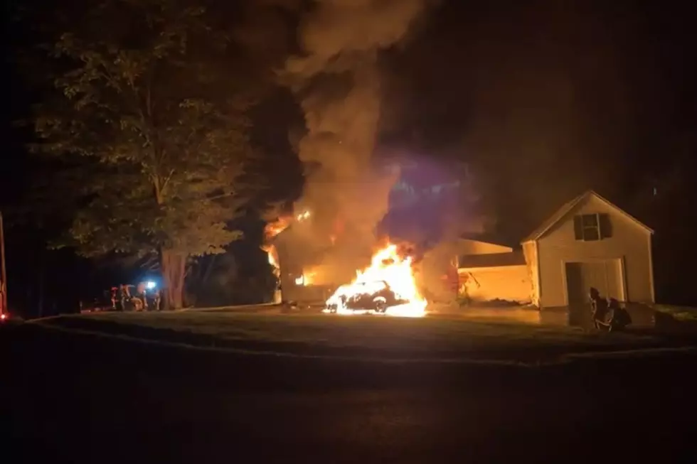 Three Alarm Fire Burns House, Car in Merrimac, Mass