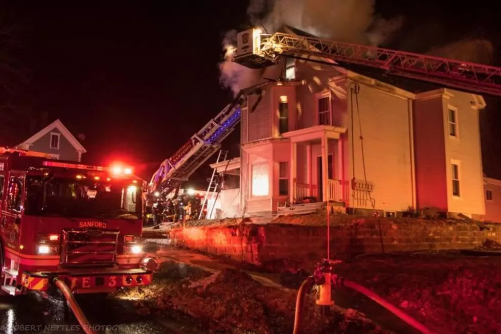 Sanford, Maine, Apartment House Fire Displaces Three Families