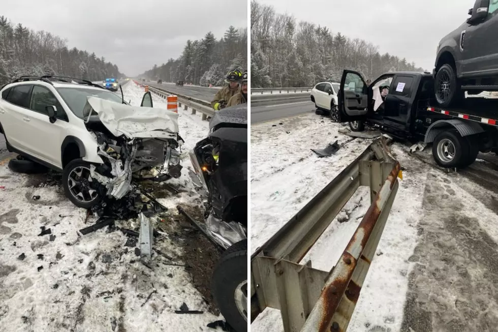 Slick Roads Lead to Crashes on NH, ME Roads
