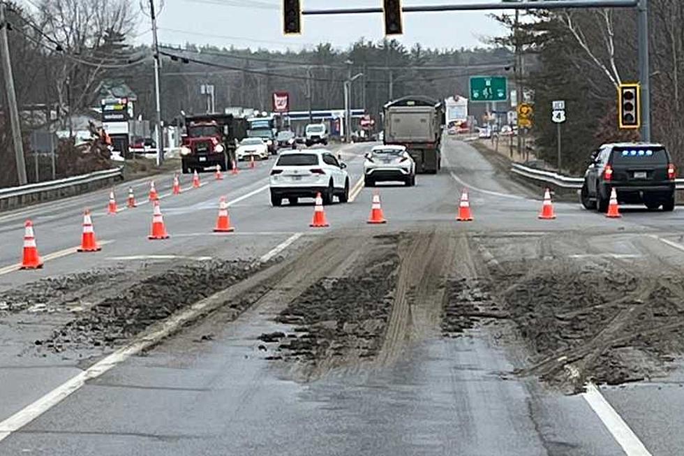 Dump-and-Run: Truck Drops Load of Manure on Route 125