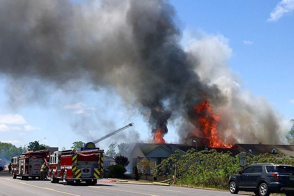 Wind-Whipped Flames Burn Kittery, Maine, Hotel