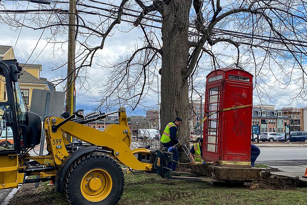 Portsmouth, NH's Phone Booth Gift From England Gets Renovation