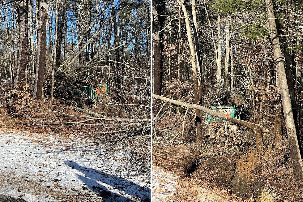 Dump Truck Goes Off New Hampshire’s Spaulding Turnpike, Into Woods