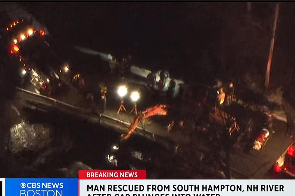 Driver Dies After Crash into River in South Hampton, New Hampshire