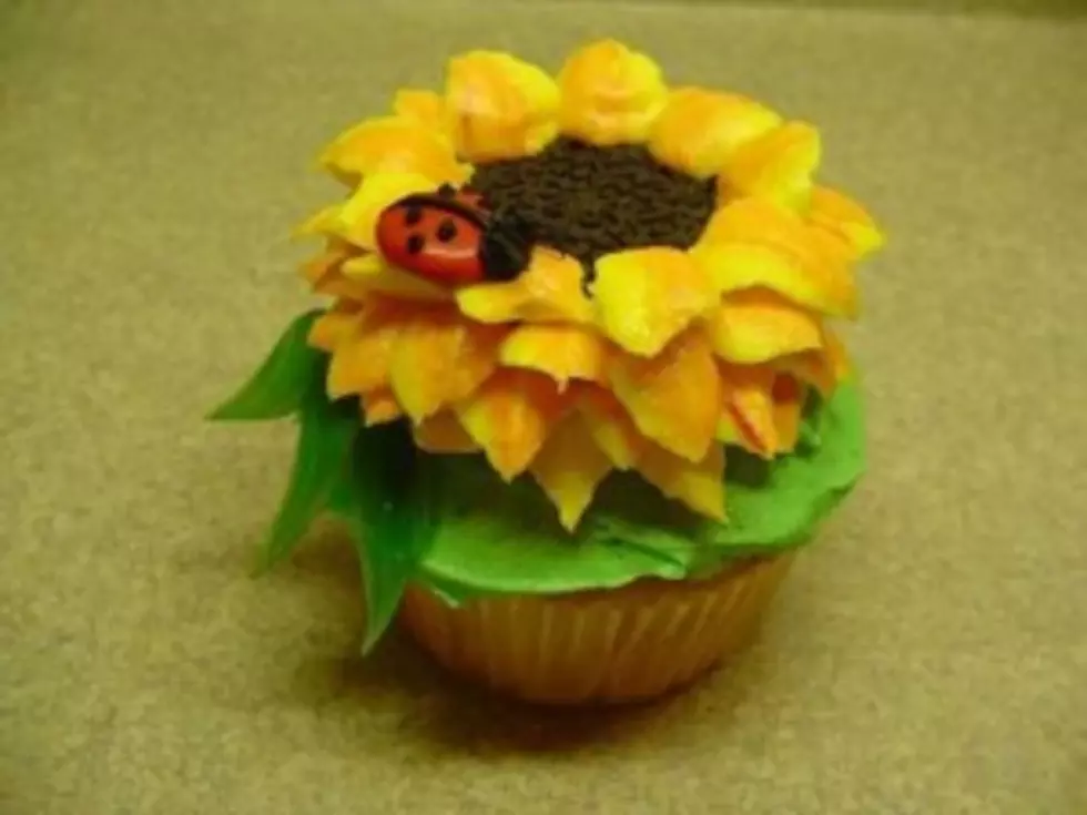 Sunflower Cupcakes For Dad [Video]