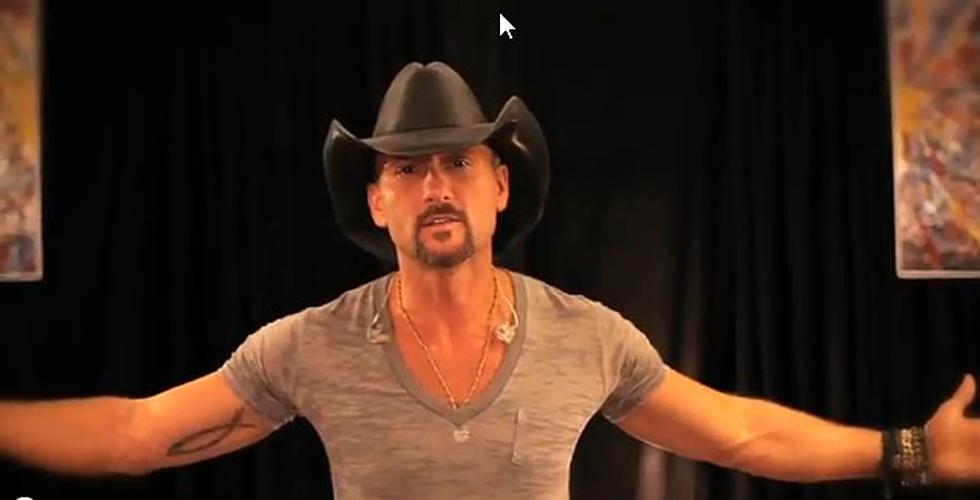 Tim McGraw Says Thank You To His Fans