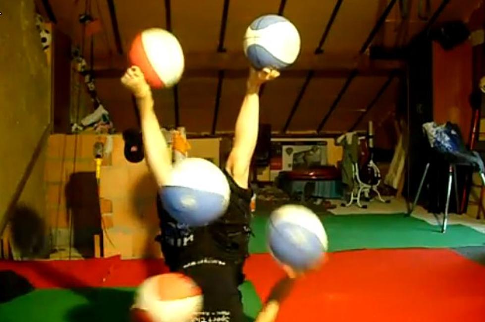 Girl Juggles 5 Balls Using Her Hands And Feet [Video]