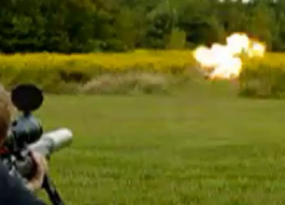 Shooting A Propane Tank With A .50 Caliber Rifle [VIDEO]