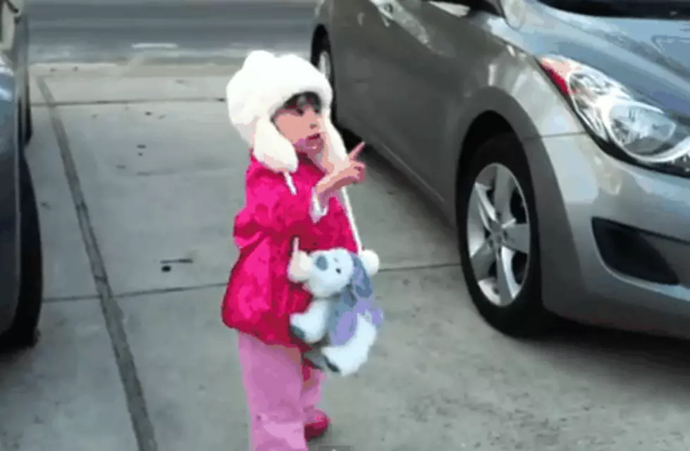 Little Girl Reaches For the Moon [VIDEO]