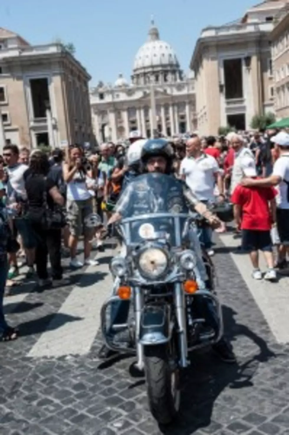 Holy Harley! The Pope Blesses Bikes