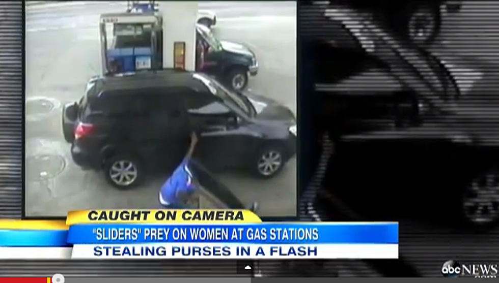Sliders, Who Steal At Gas Stations, Caught On Video