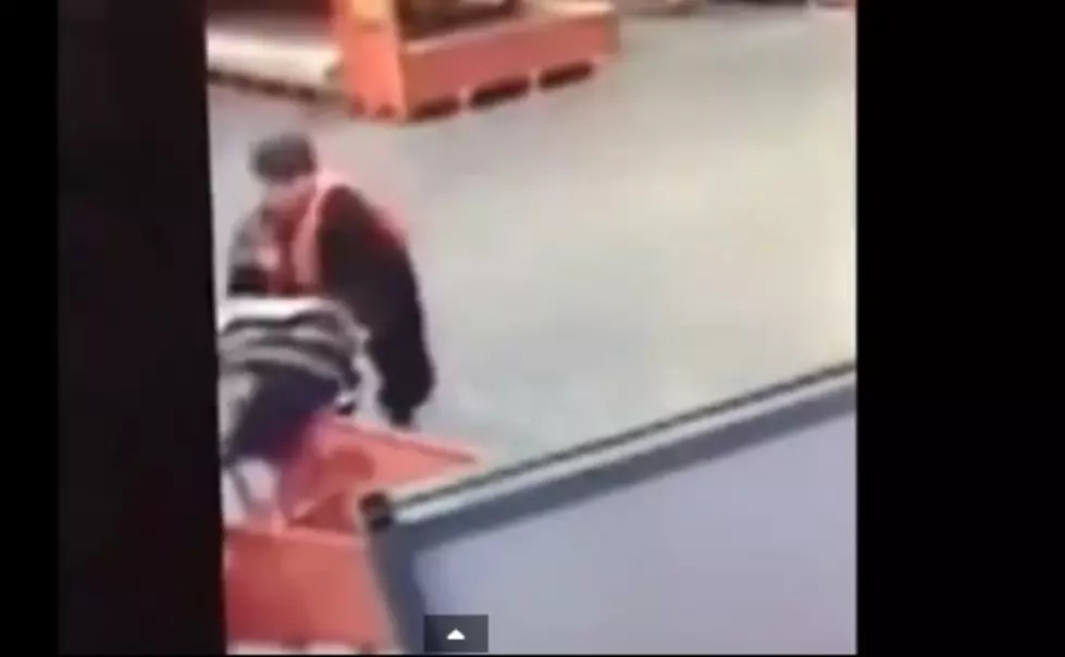 Home Depot Worker Catches Falling Baby [VIDEO]