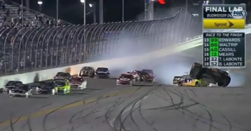 Last Lap Wreck Causes Cars To Flip At Daytona [VIDEO]