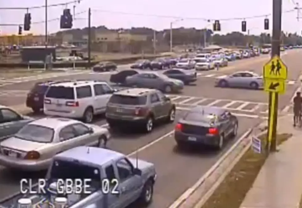 Motorcycle Vs. Car &#8212; And The Rider Cartwheels Away [VIDEO]