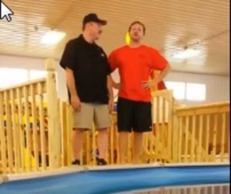 Dale Hip Checks Rob Banks Into A Pool [VIDEO]