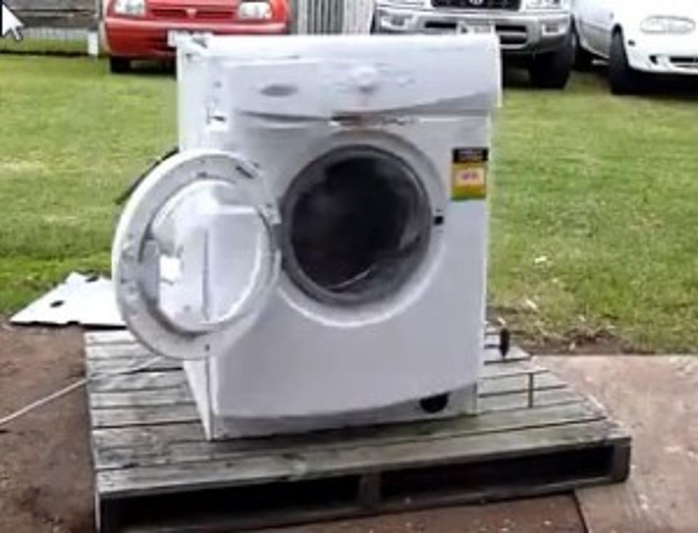 Hey &#8211; Let&#8217;s Destroy A Washing Machine