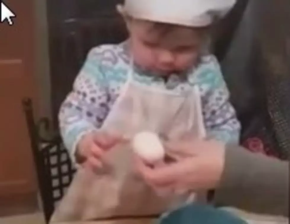 Toddler + Eggs &#8211; See What Happens