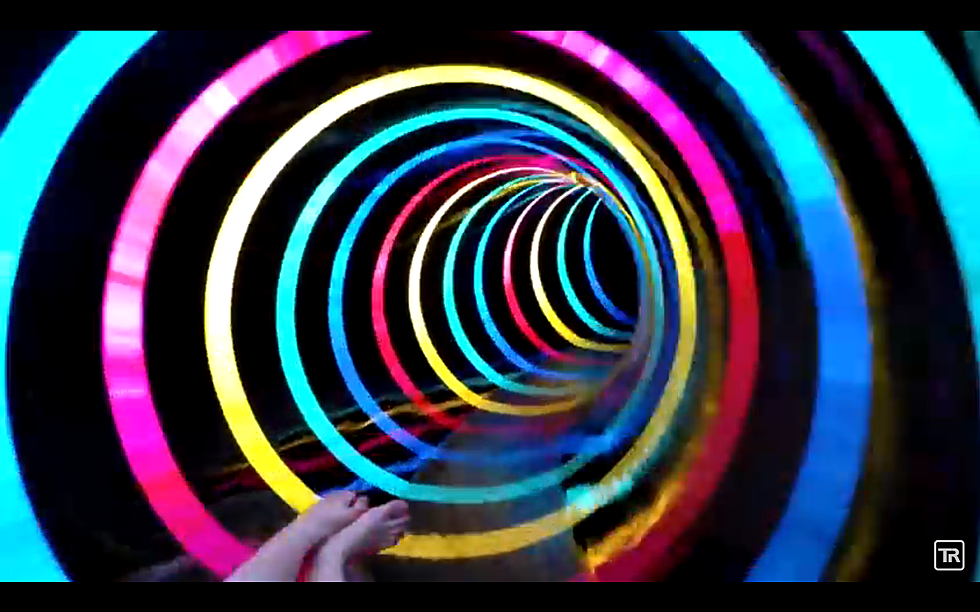 Check Out This Trippy LED Water Slide – Would You Make It Through? [VIDEO]