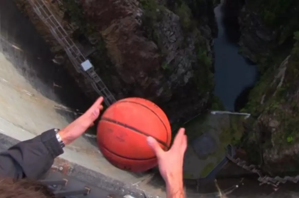Look What Happens To This Basketball When It&#8217;s Dropped From This Height [VIDEO]