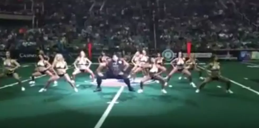 This Is the Best Thing I&#8217;ve Ever Seen; Pro Football Player Joins the Cheerleaders [VIDEO]