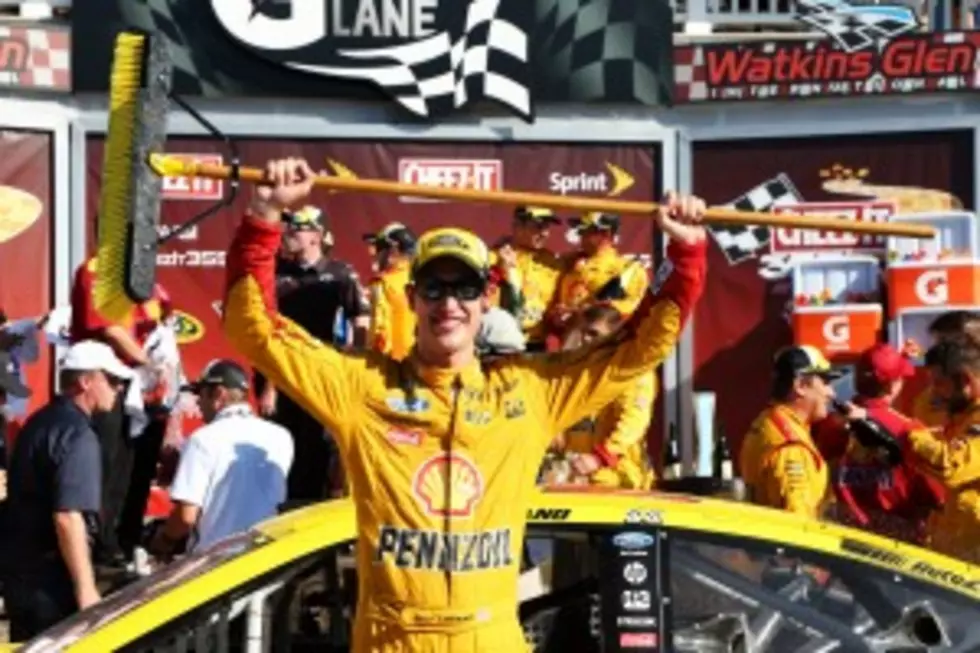 Joey Logano Passes Kevin Harvick on Final Lap to Win at Watkins Glen