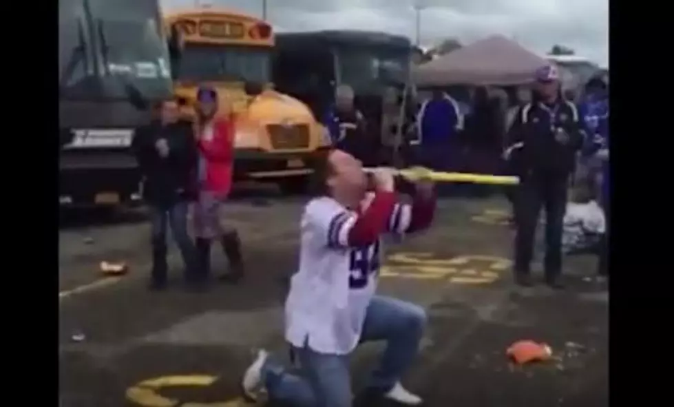 Drunk Buffalo Bills Fan Video Goes Viral; This Had to Hurt [VIDEO]