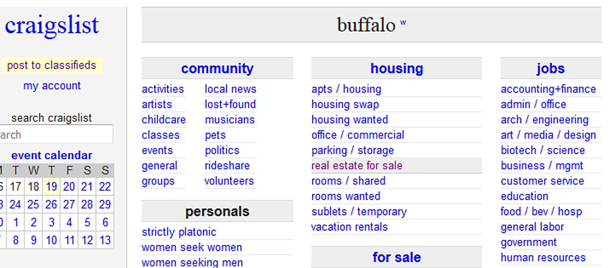 This Is The Strangest Thing I've Ever Seen On Buffalo's Craigslist