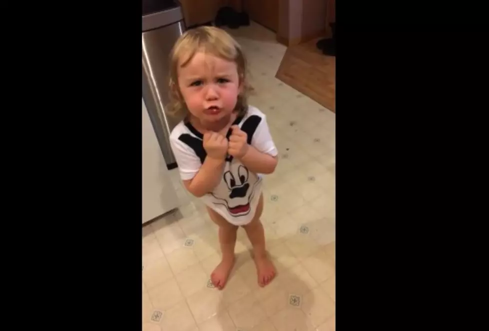 Funny Toddler Arguing Over Who Stole Her Soda [VIDEO]