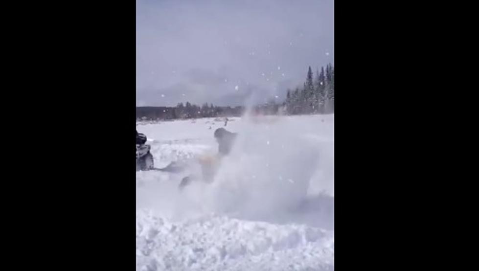 ATV Rider Blowing Donuts Gets Tossed! [VIDEO]