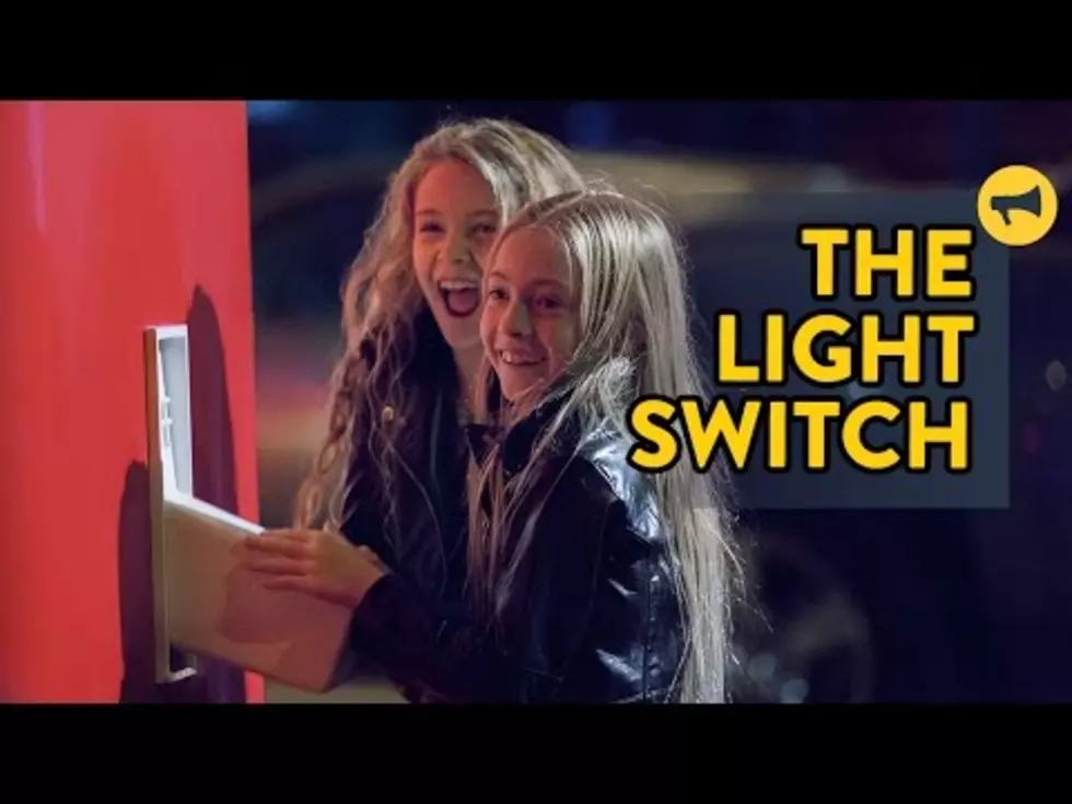 Would You Turn On A 7-Foot- Tall Light Switch In The Middle Of A Park? [VIDEO]