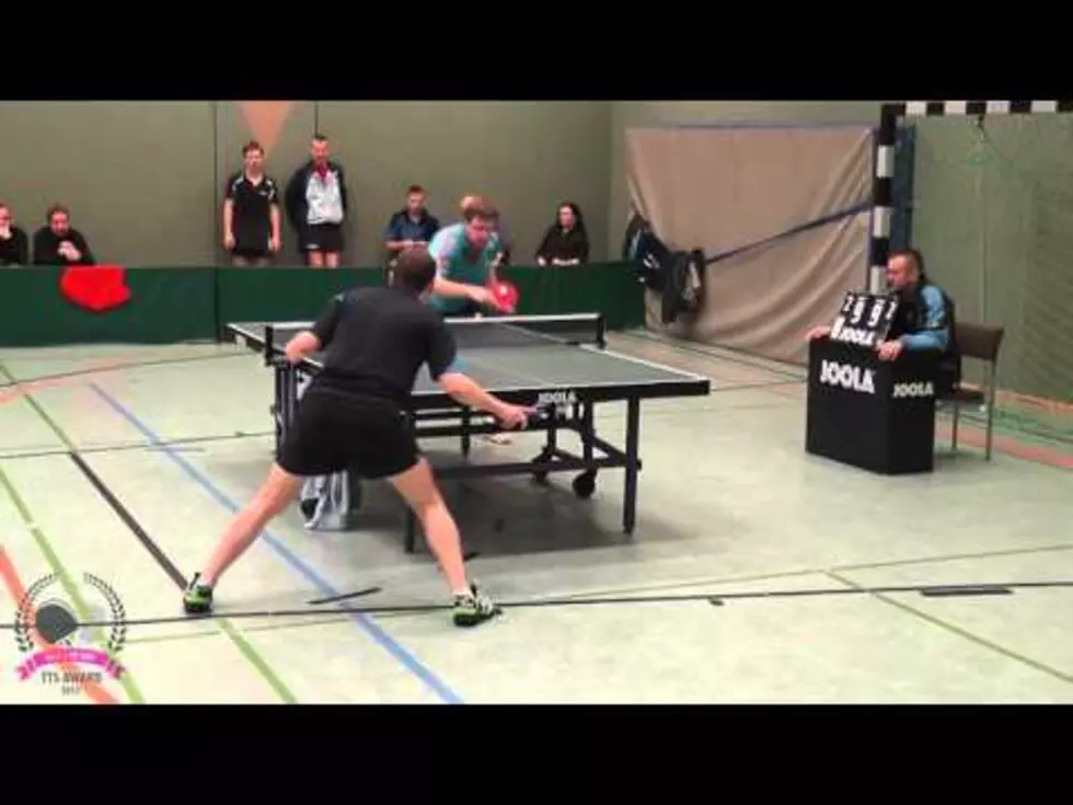 Insane Table Tennis Shot Leaves Opponent Shocked [VIDEO]