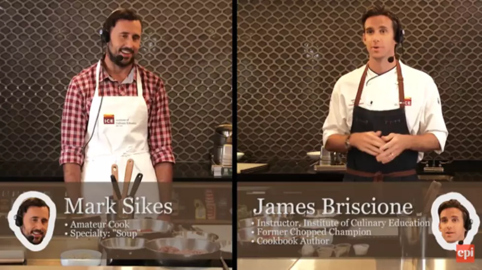 Can A Home Cook Keep Up With A Professional Chef With Only Audio Instructions [VIDEO]