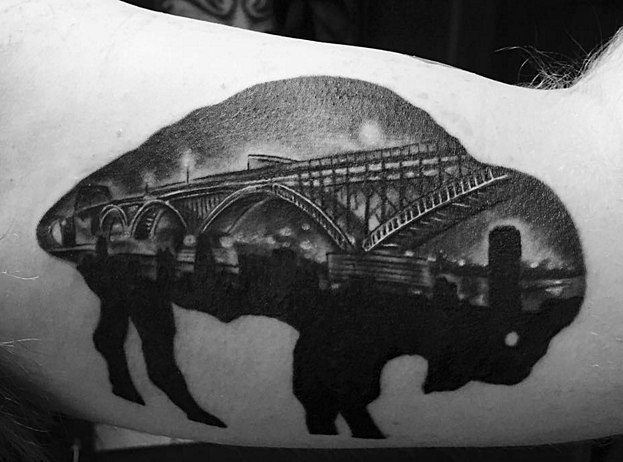 Buffalo Tattoo | Buffalo tattoo, Tattoos, Bison tattoo