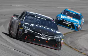 Carl Edwards Bumps Kyle Busch Out of the Way to Take Richmond