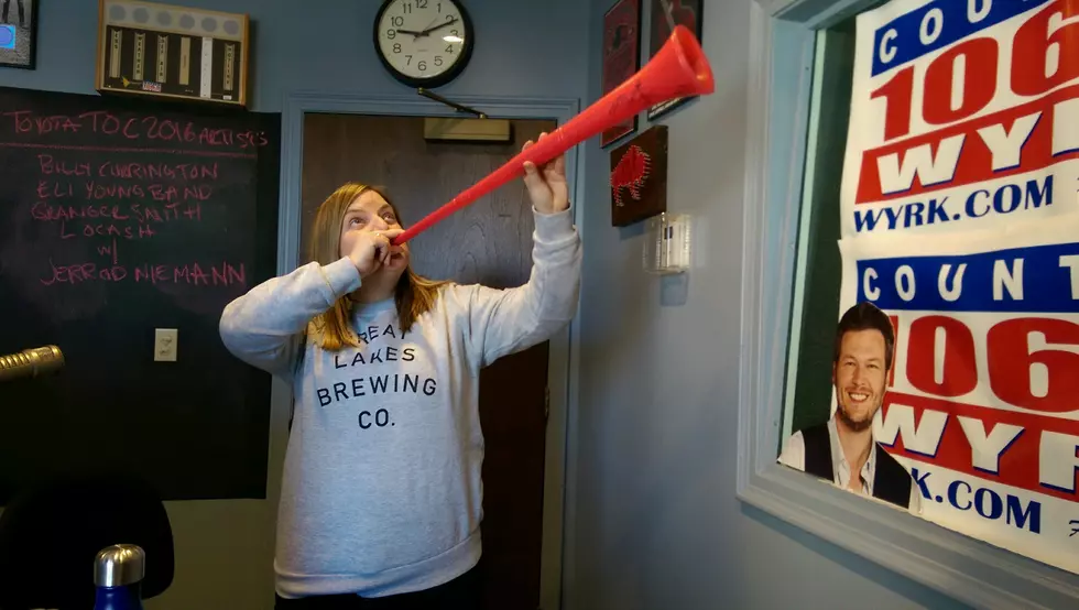 Listen to Liz&#8217;s Amazing Cover of Lee Brice on a Vuvuzela [AUDIO]