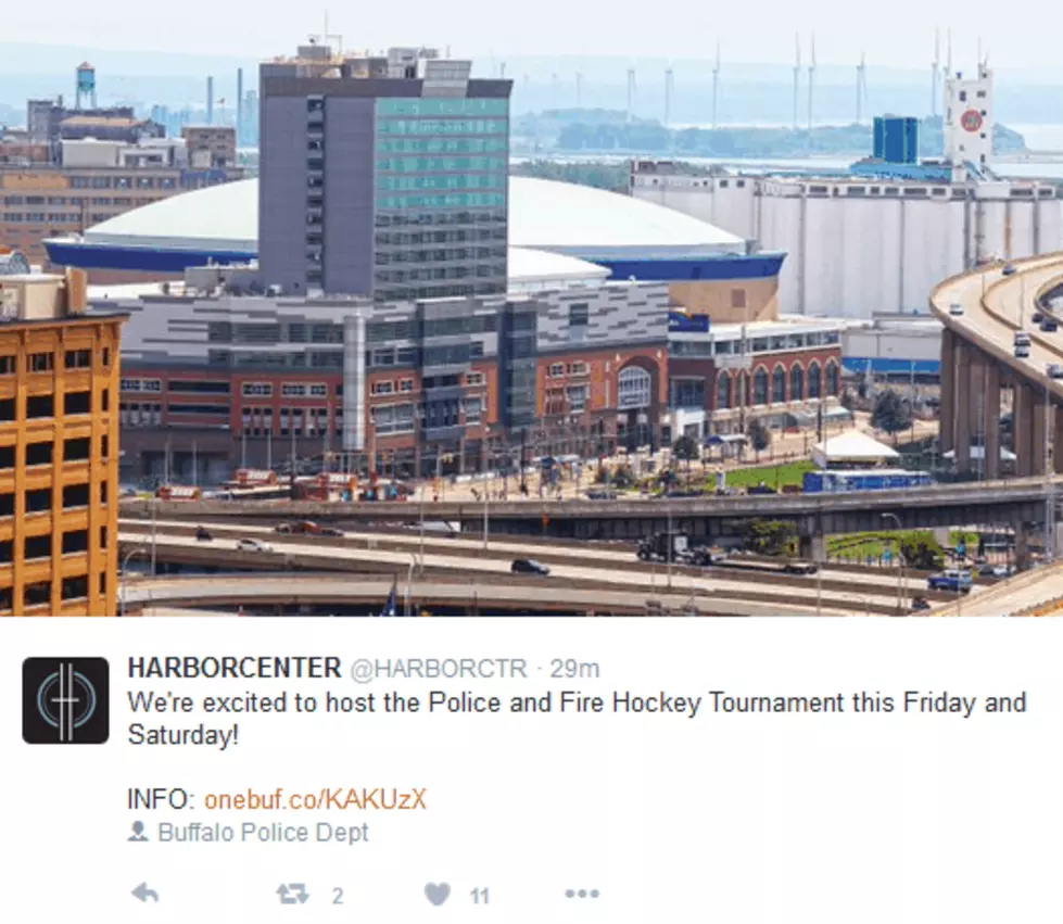 Buffalo Area Police + Fire Companies Compete in Harbor Center Hockey Tournament This Weekend