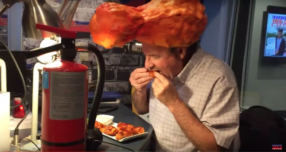 Watch Dale Lose His Voice Eating a Hot Wing [VIDEO]