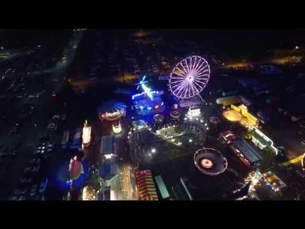 Check Out This Drone Footage of The Erie County Fair at Night [VIDEO]