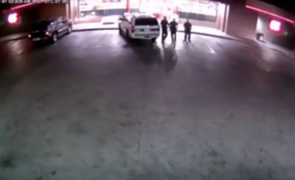 VIDEO: 3 Police Officers Hit By Car In Parking Lot