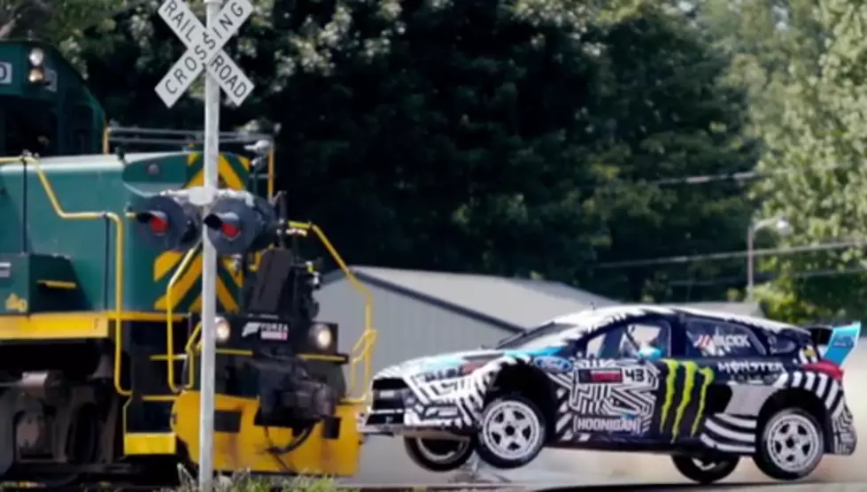 Rally Car Driver Ken Block Does Incredible Stunt In Eden,NY [VIDEO]