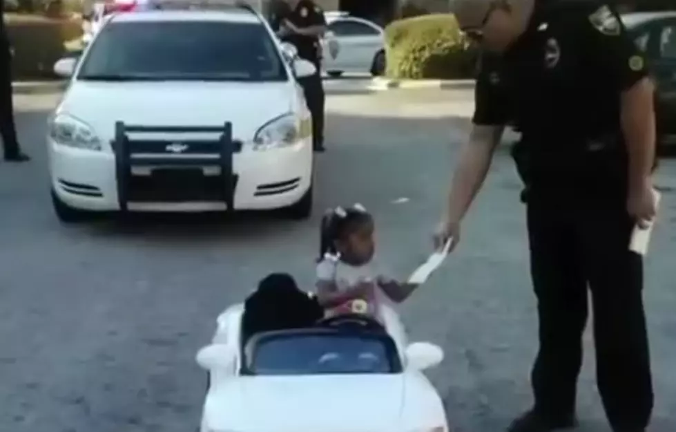 Police Officer Had No Choice But to Give This 2-Year-Old a Ticket